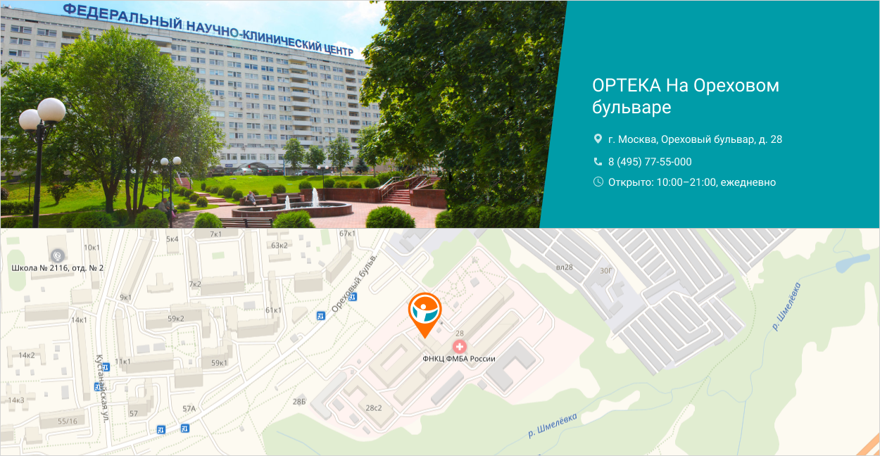 В Москве открылась ОРТЕКА «На Ореховом бульваре» В Москве открылась ОРТЕКА «На Ореховом бульваре»