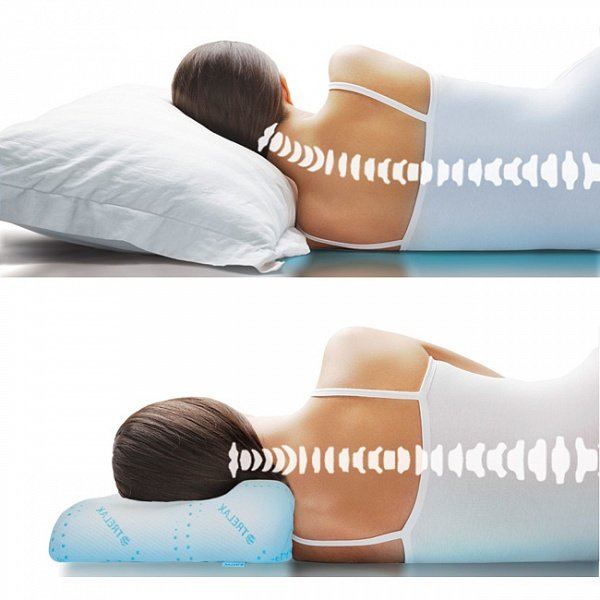 Какой стороной спать на ортопедической подушке